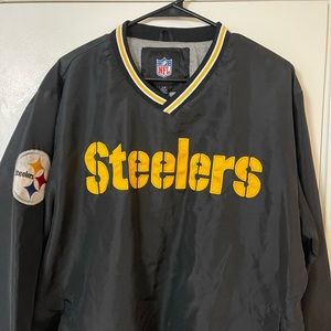 Vintage Pittsburgh Steelers windbreaker pullover. Barely worn.